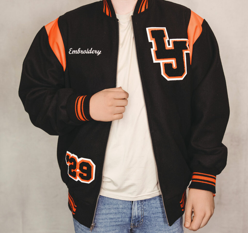 Text In Jacket Letter Jackets – Letter Jackets & More